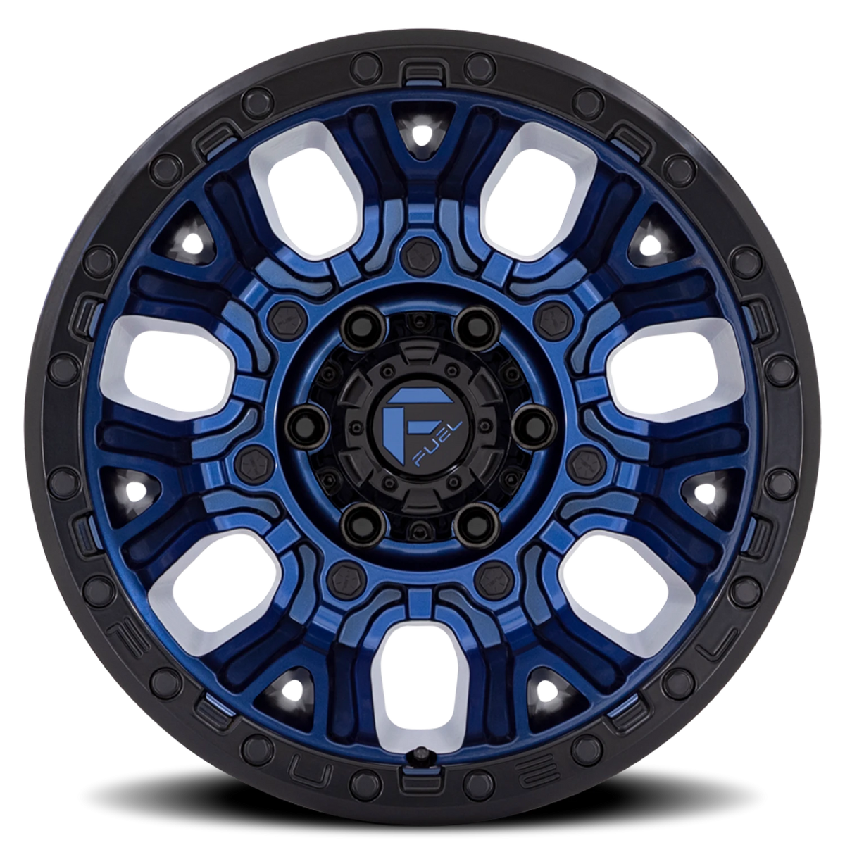Fuel Traction 20x9 +1 5x127mm 71.5mm Dark Blue Black Ring