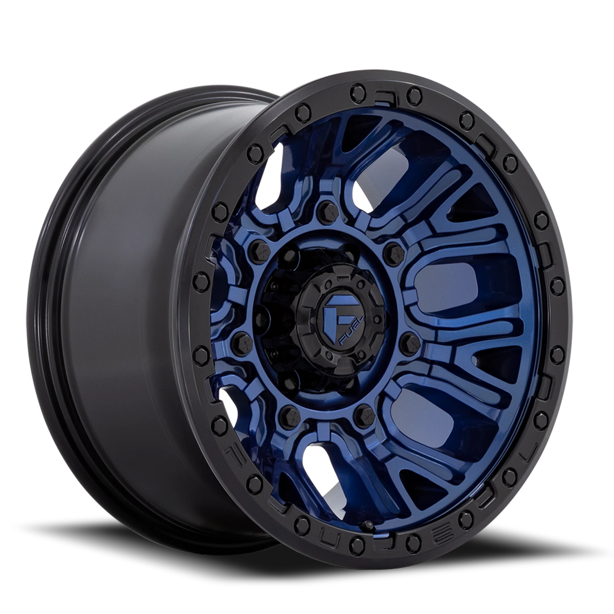 Fuel Traction 17x9 +1 6x139.7mm 106.1mm Dark Blue Black Ring