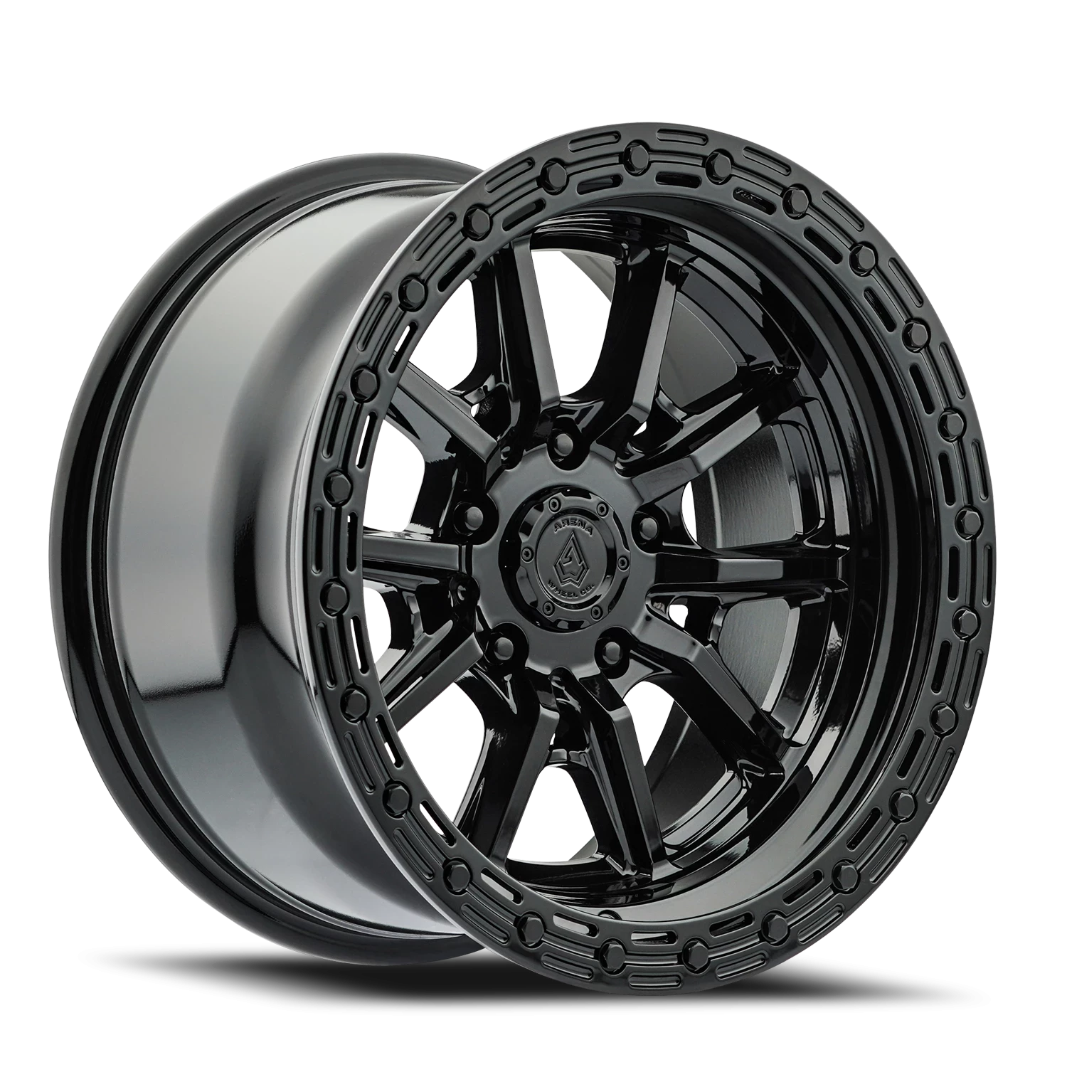 Arena Trek 17x9" 5x127mm 71.5mm CB +1mm Gloss Glossy Black