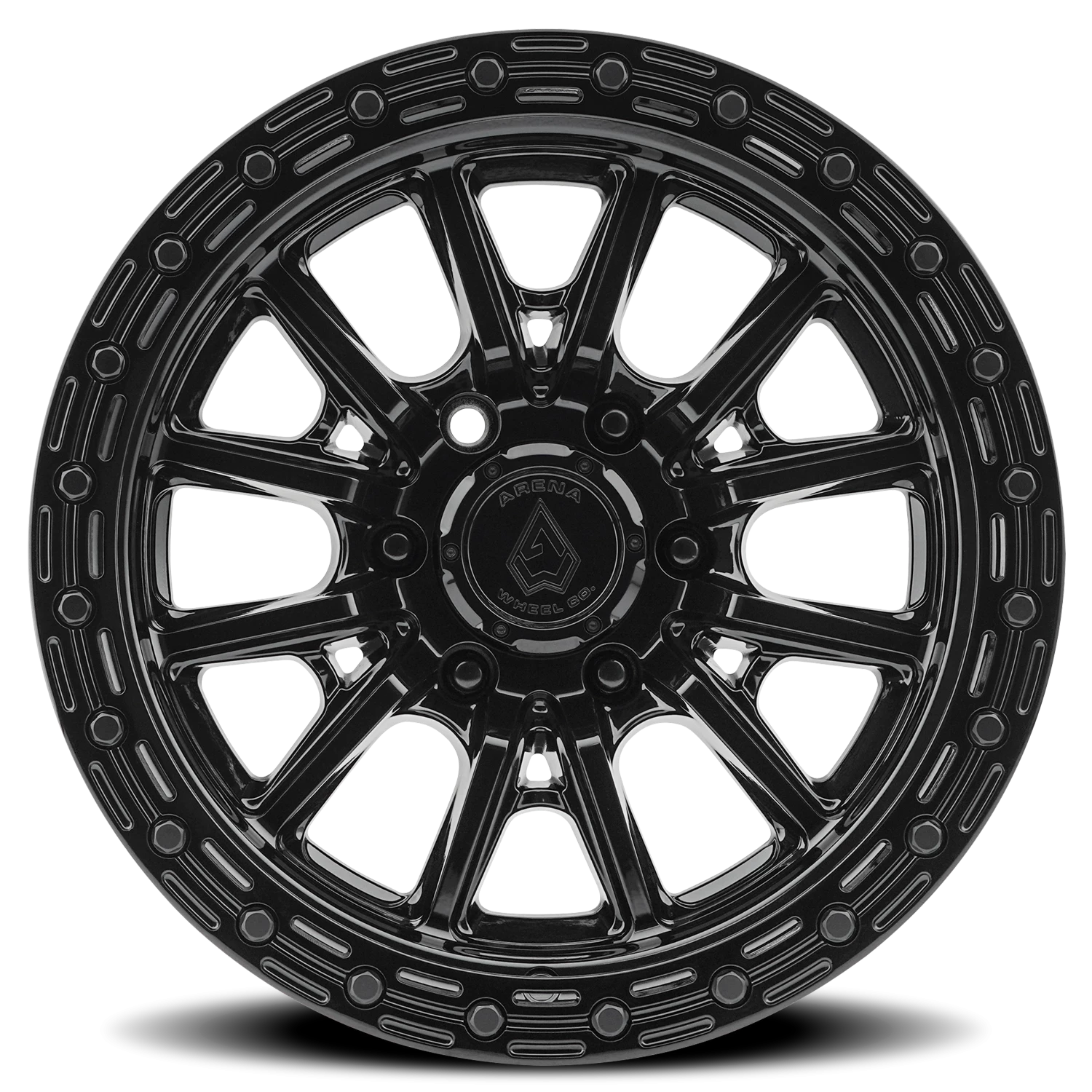 Arena Trek 17x9" 6x139.7mm 106.1mm CB -12mm Gloss Glossy Black