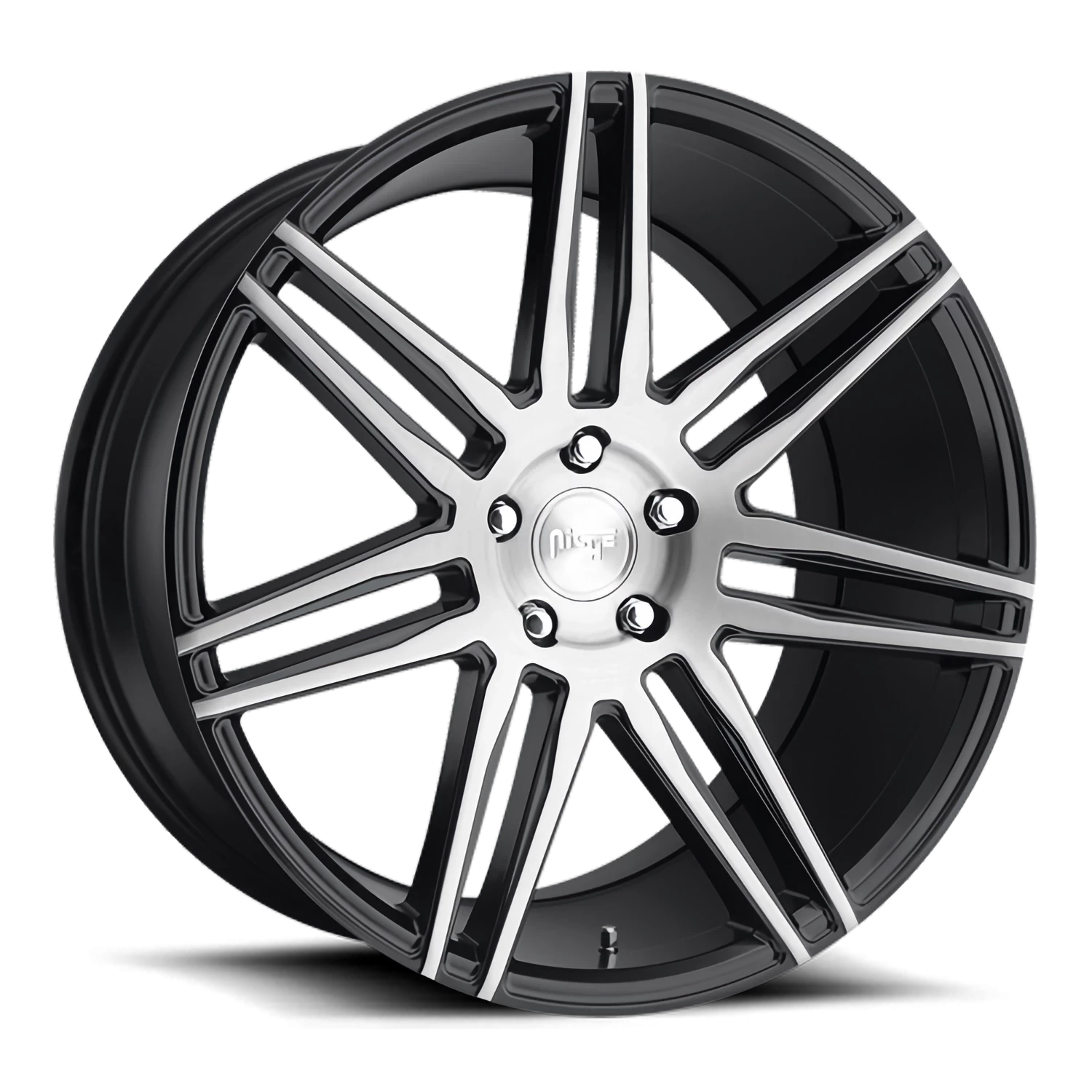 Niche Trento 20x9" 5x114.3mm 72.6mm CB +35mm Gloss Black Brushed