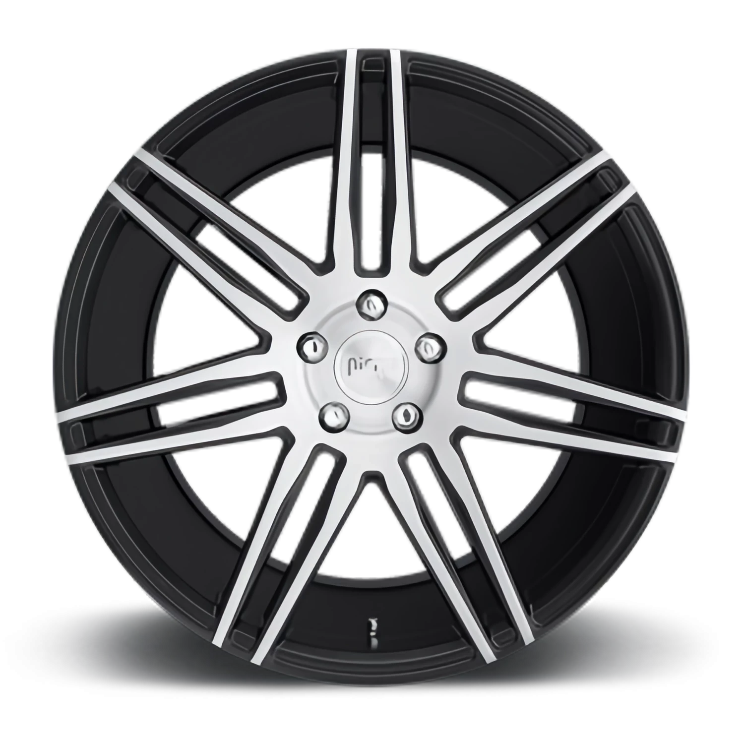 Niche Trento 20x10.5" 5x112mm 66.5mm CB +42mm Gloss Black Brushed
