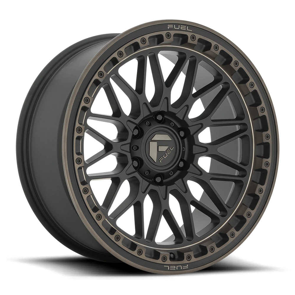 Fuel Trigger 17x9" 6x139.7mm 106.1mm CB +1mm Matte Black Dark Tint