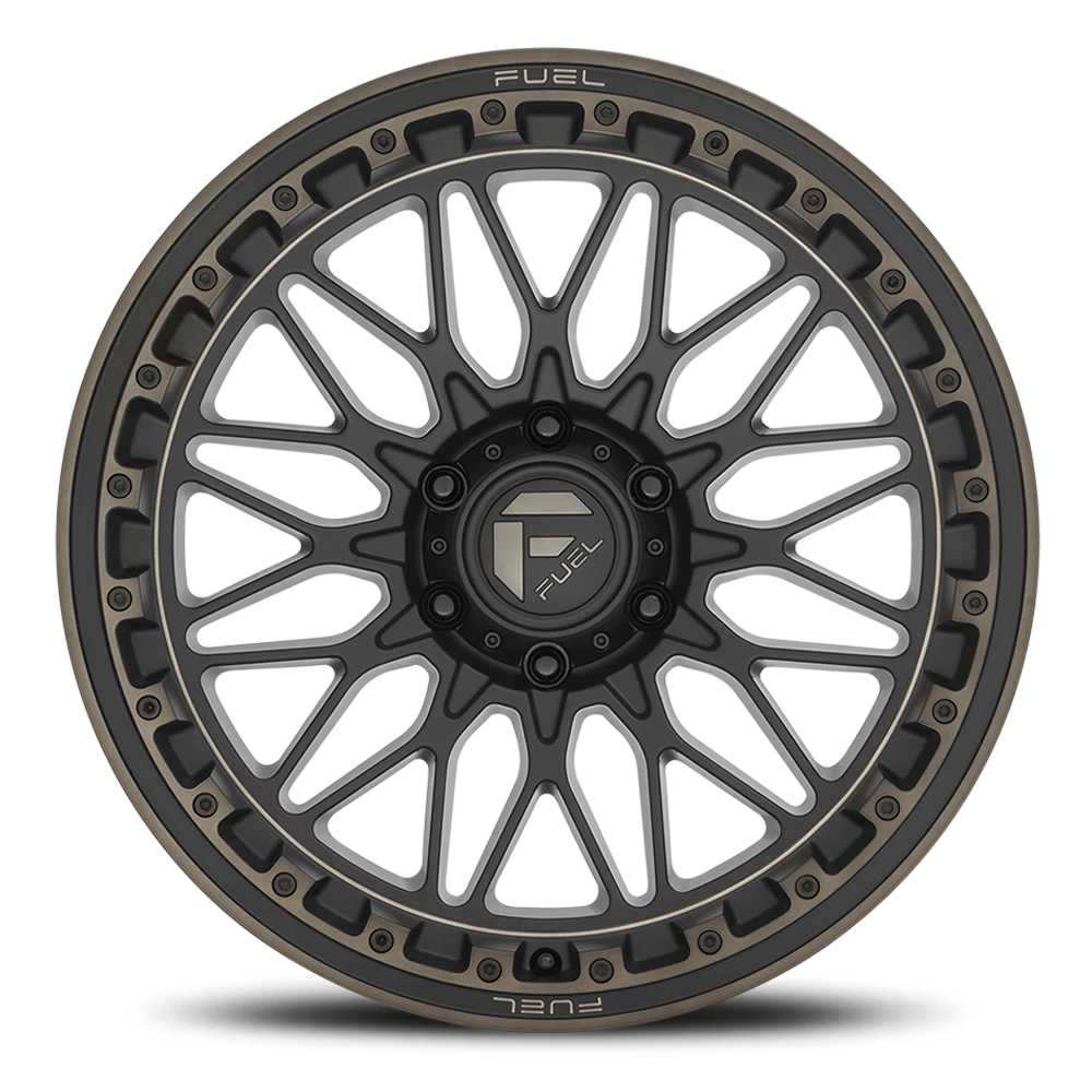 Fuel Trigger 17x9" 6x139.7mm 106.1mm CB +1mm Matte Black Dark Tint