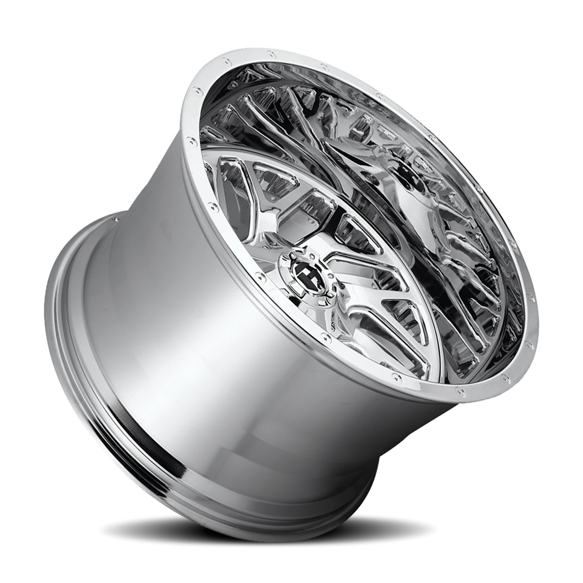 Fuel Triton 20x9 +20 5x139.7mm 110.1mm Chrome Chrome Plated
