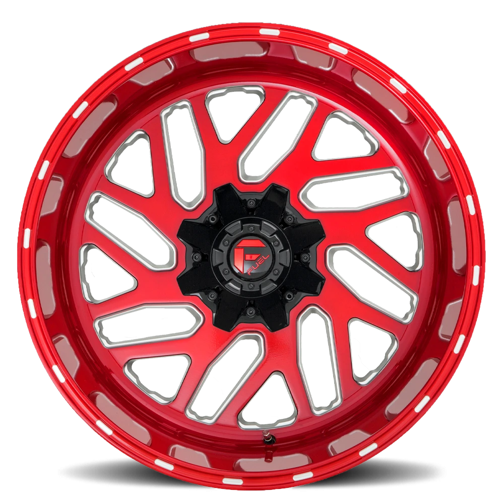 Fuel Triton 22x12" 6x135mm 106.1mm CB -44mm Candy Red Milled
