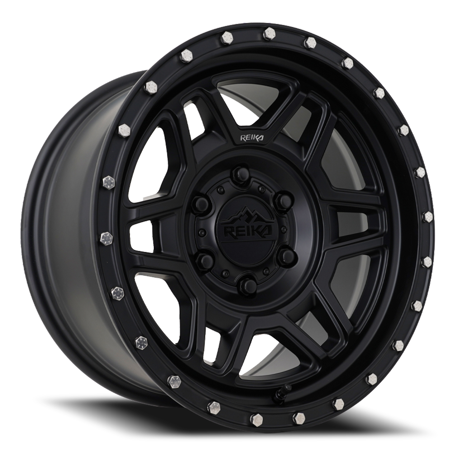 Reika Trooper R40 17x8.5" 6x135mm 87.1mm CB 0mm Satin Black