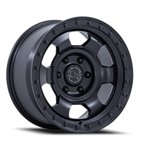 Black Rhino Trooper 17x8.5" 5x127mm 71.5mm CB -10mm Matte Black