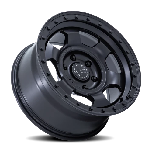 Black Rhino Trooper 17x8.5" 5x114.3mm 72.56mm CB +25mm Matte Black