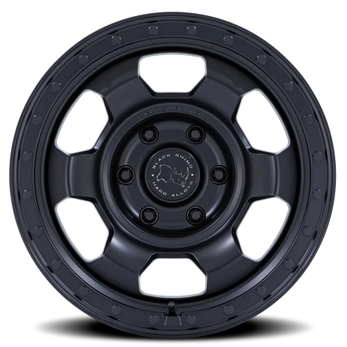 Black Rhino Trooper 17x8.5" 6x139.7mm 106.1mm CB +25mm Matte Black