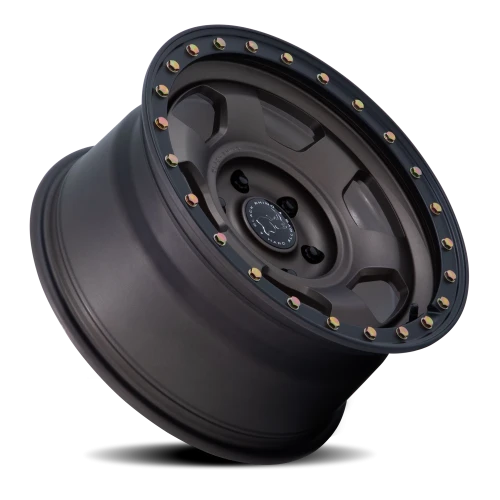 Black Rhino Trooper 17x8.5" 6x139.7mm 106.1mm CB -10mm Burnt Bronze Matte Black Lip