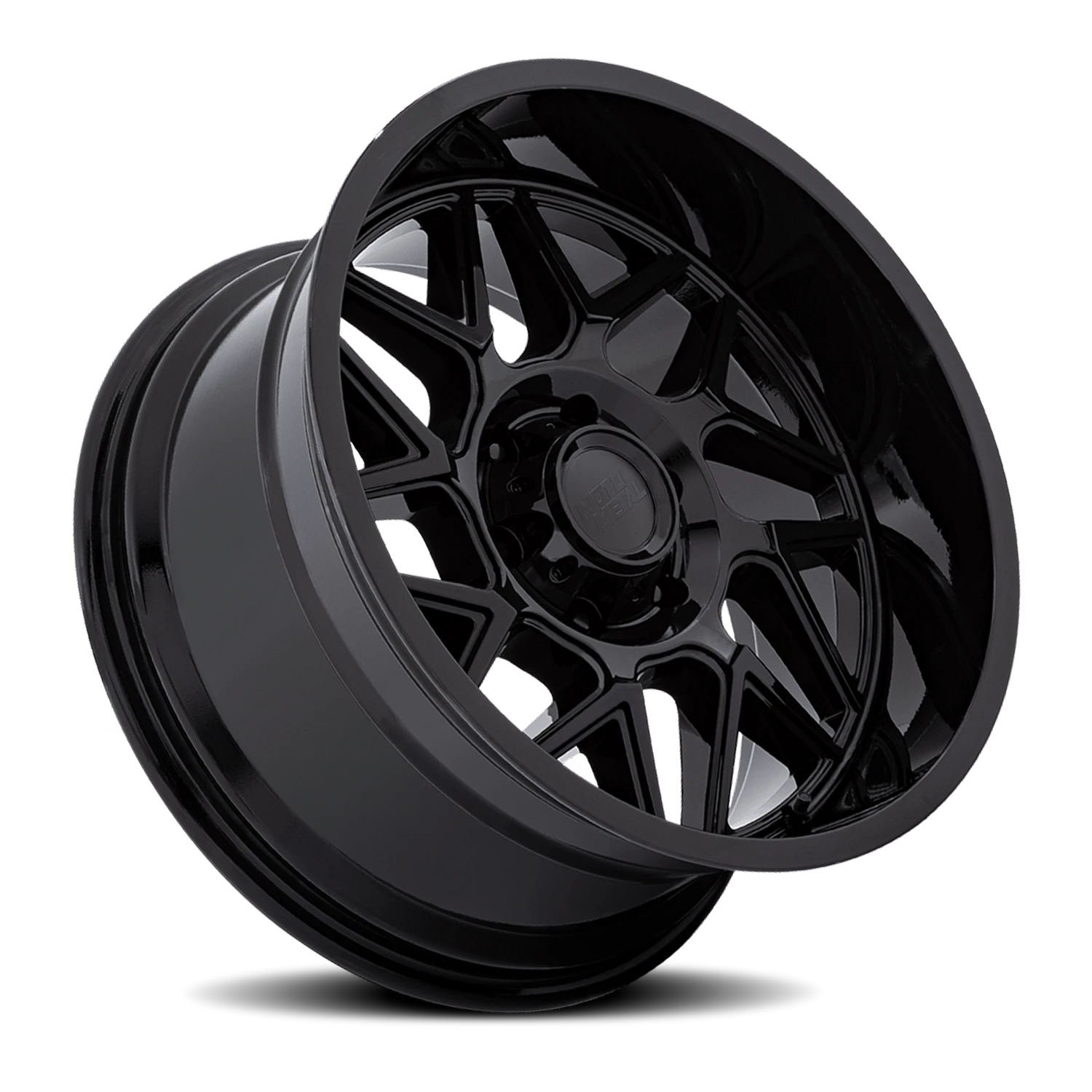 Moto Metal Turbine MO812 BX 20x10 -18 5x139.7mm 78.1mm Gloss Black