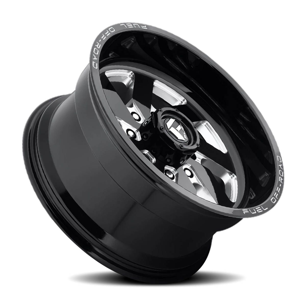 Fuel Turbo 20x9 +20 8x165.1mm 125.2mm Gloss Black Milled