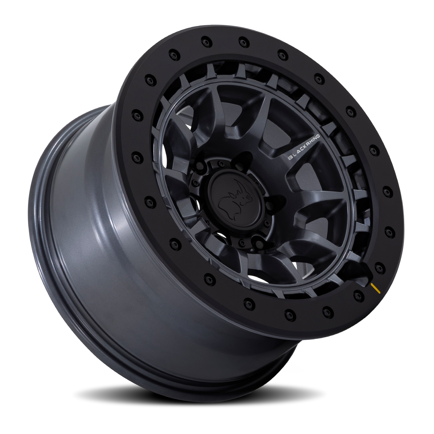 Black Rhino Tusk 17x8.5" 6x135mm 87.1mm CB -10mm Matte Gunmetal
