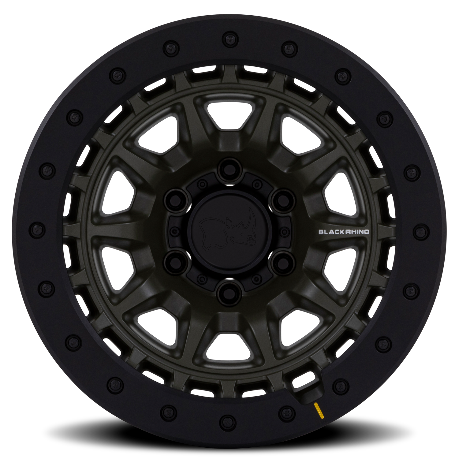 Black Rhino Tusk 17x8.5" 6x114.3mm 66.06mm CB -10mm Olive Drab Green