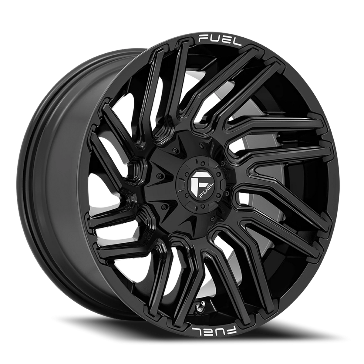 Fuel Typhoon 22x12 -44 8x180mm 124.3mm Gloss Black
