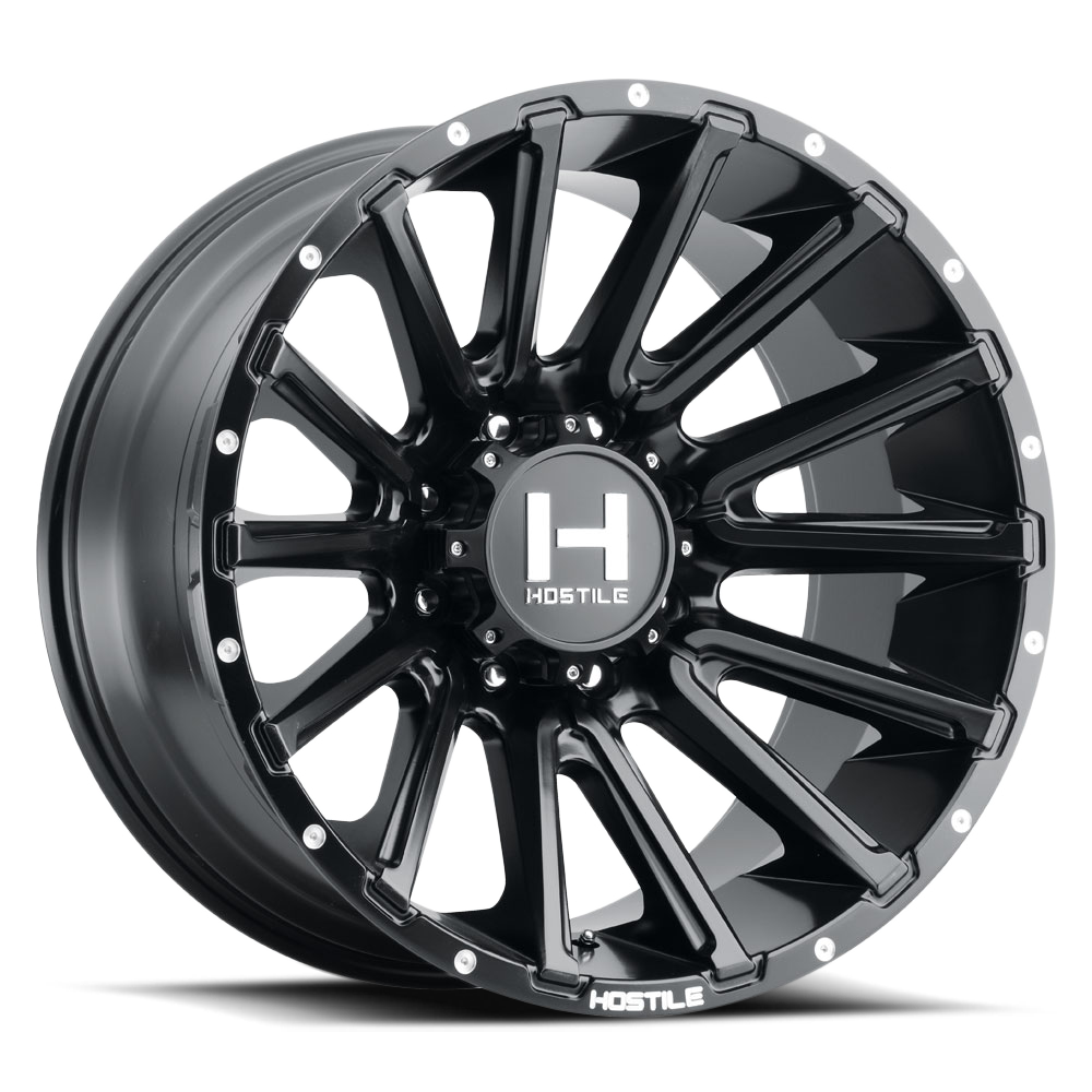 Hostile Typhoon H123 SB 22x10 -25 6x135mm 87mm Satin Asphalt