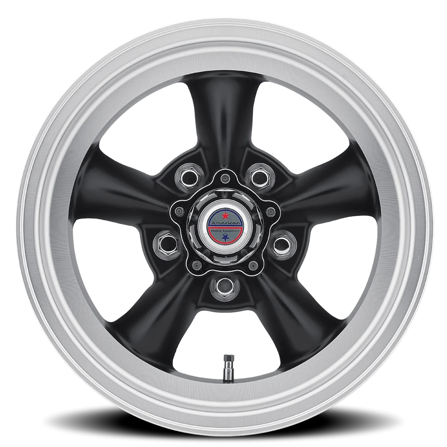 American Racing Torq Thrust D 15x7" 5x114.3mm 83.06mm CB -6mm Satin Black Machined Lip