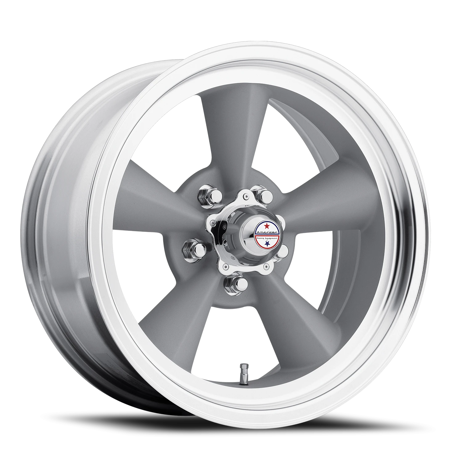American Racing Torq Thrust Original 15x11" 5x114.3mm 83.06mm CB -6mm Vintage Silver Machined Lip