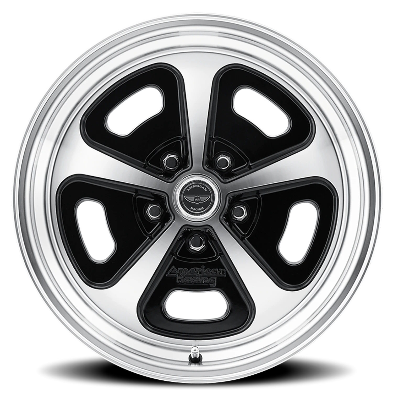 American Racing 500 Mono Cast 17x9" 5x114.3mm 72.6mm CB 0mm Gloss Black Machined