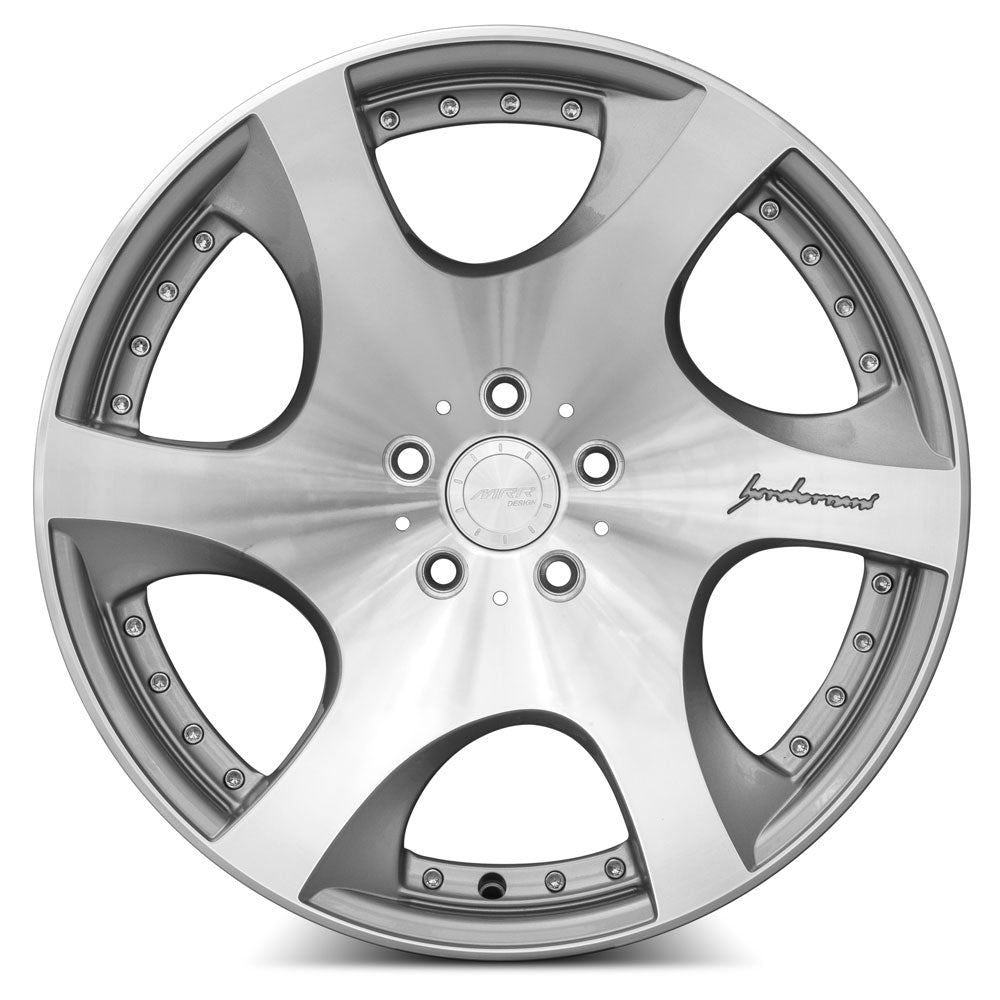 MRR VP3 19x9.5 15-45 mm 66.6 - 74.1mm Silver Machined Face