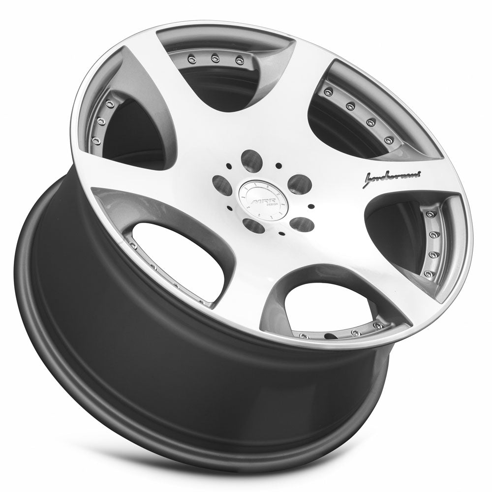 MRR VP3 19x9.5 15-45 mm 66.6 - 74.1mm Silver Machined Face