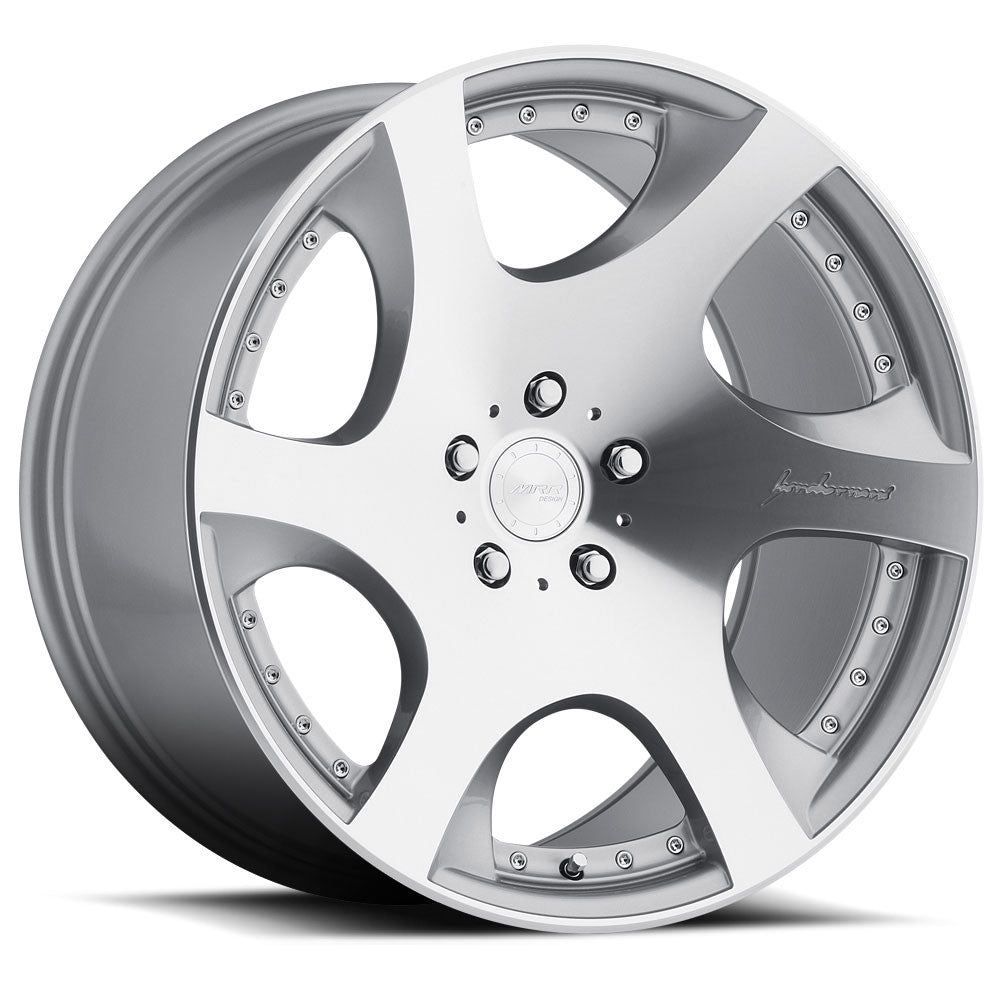 MRR VP3 20x10.5 40 5x120mm 72.6mm Silver Machined Face