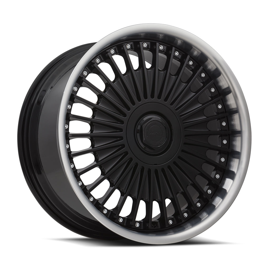 MRR VP4 19x9.5 40 5x120mm 72.6mm Black Machined Lip