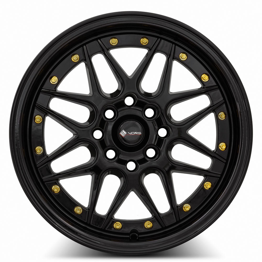 Vors VR7 15x7 35 4x100mm 73.1mm Gloss Black