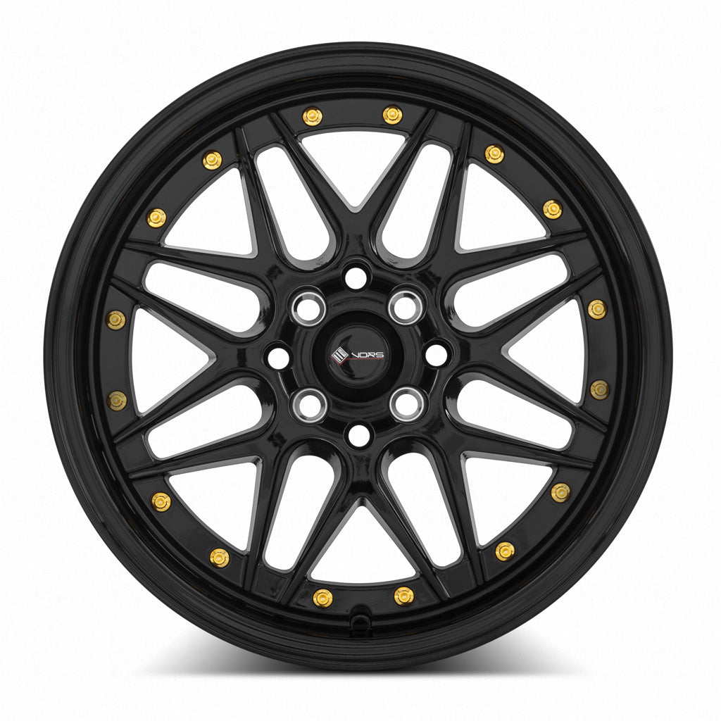 Vors VR7 16x7 38 4x100mm 73.1mm Gloss Black