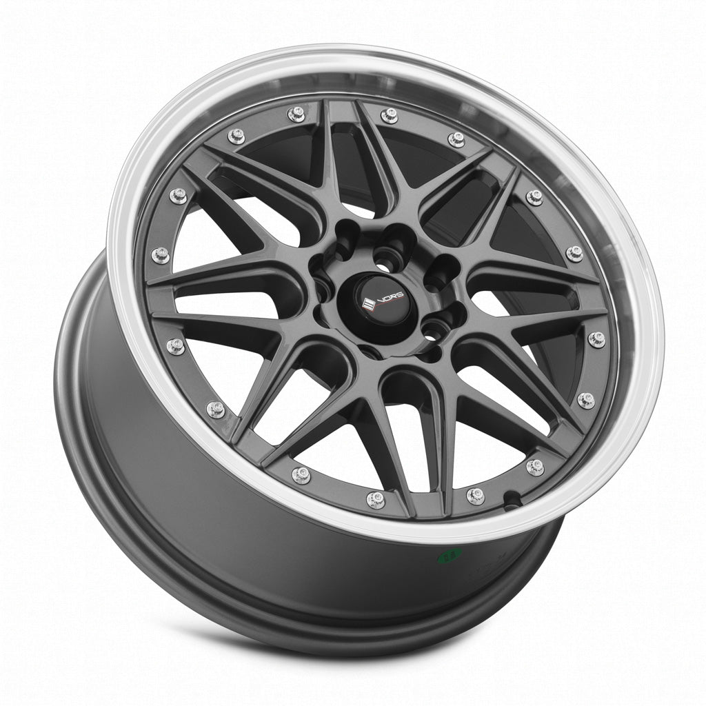 Vors VR7 16x7 38 4x100mm 73.1mm Gun Metal Machine Lip