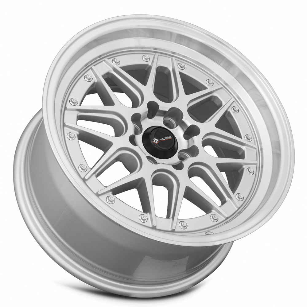 Vors VR7 16x8 20 4x100mm 73.1mm Silver Machined Face