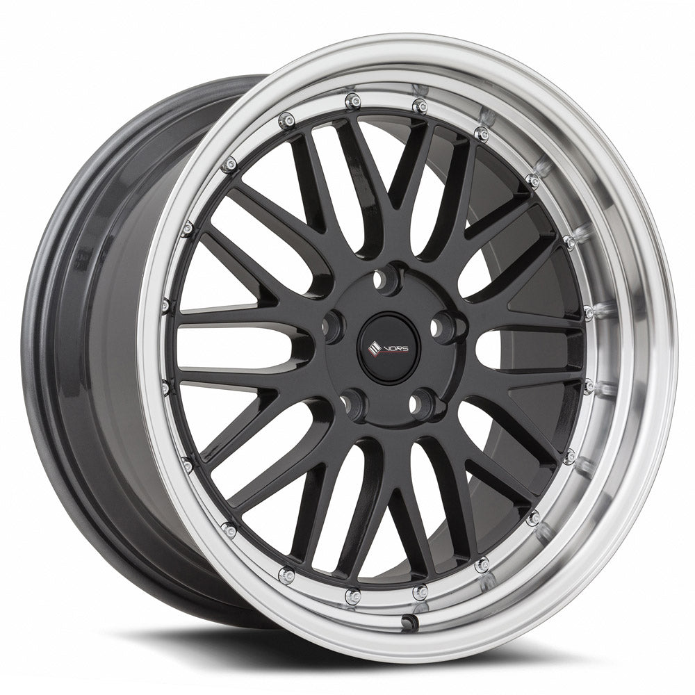 Vors VR8 18x9 35 5x110mm 73.1mm Hyper Black Machined Lip