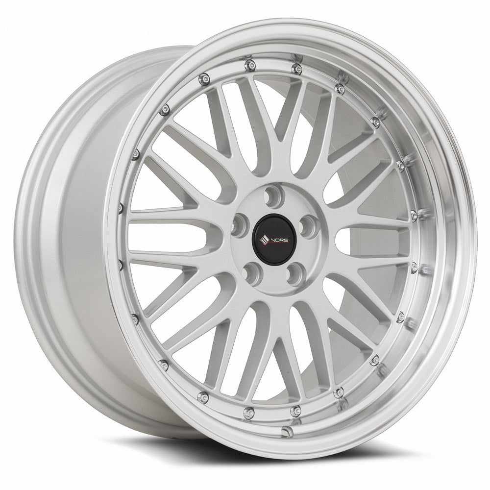 Vors VR8 19x9.5 22 5x114.3mm 73.1mm Silver Machined Lip