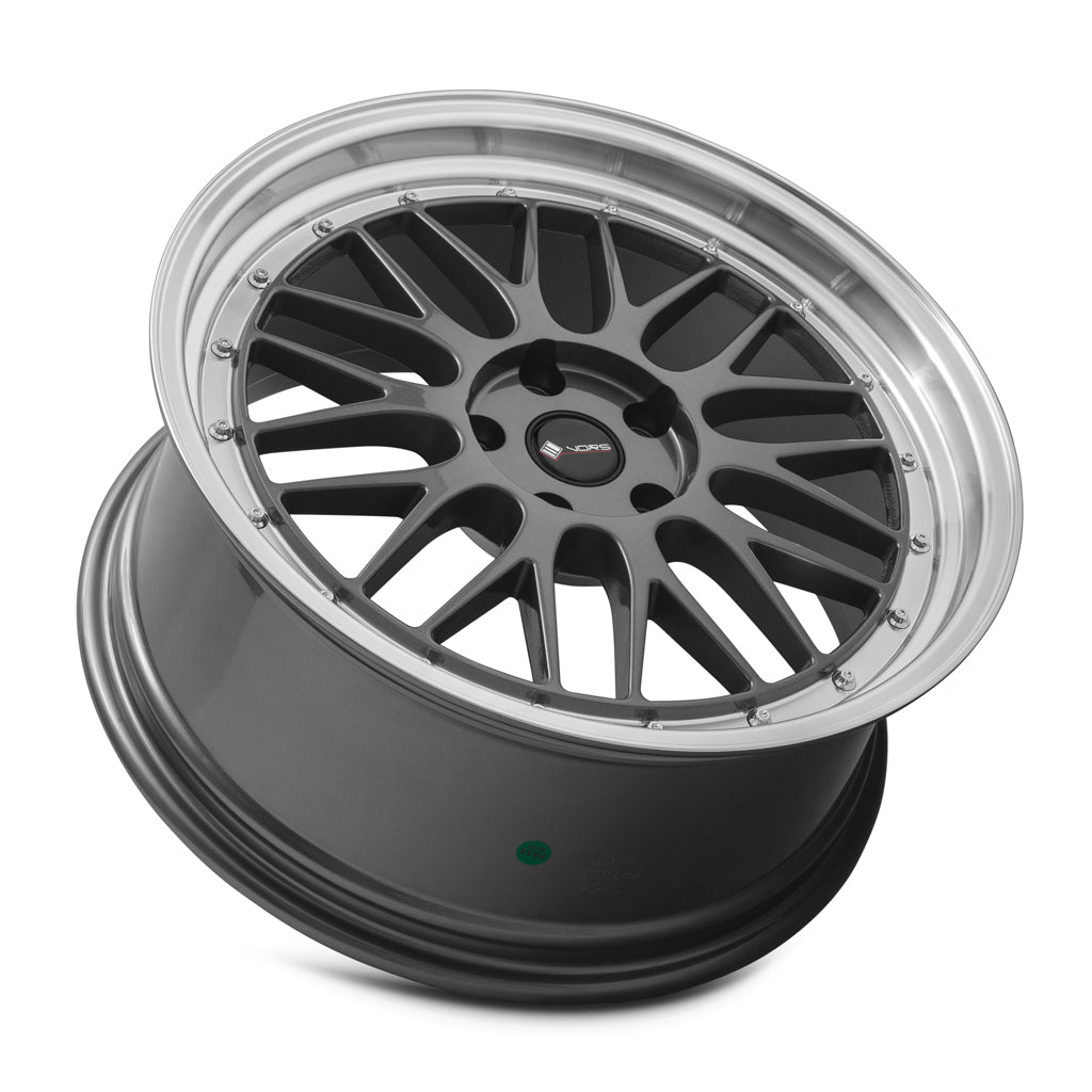 Vors VR8 17x8 35 5x110mm 73.1mm Hyper Black Machined Lip