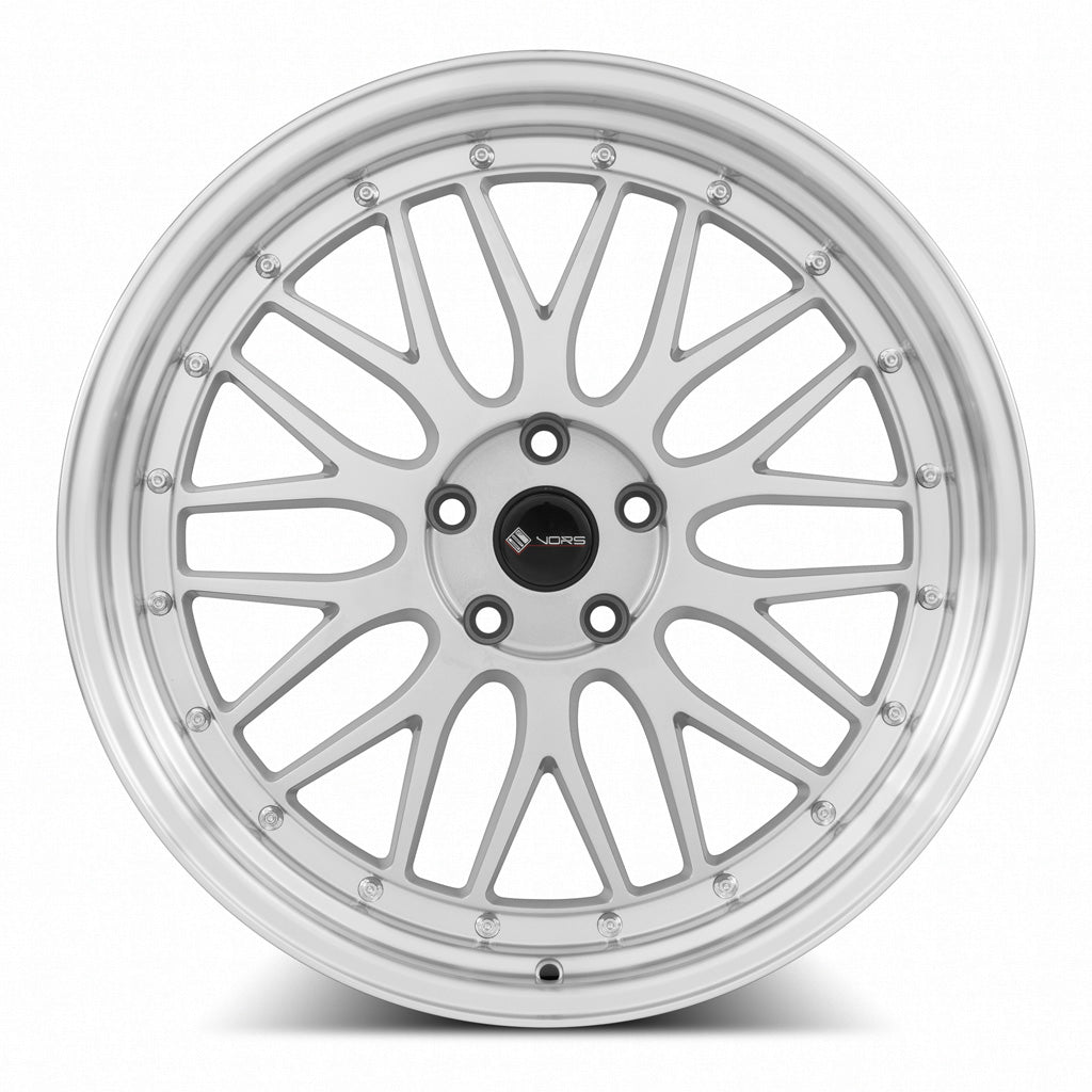 Vors VR8 20x9.5 35 5x115mm 73.1mm Silver Machined Lip