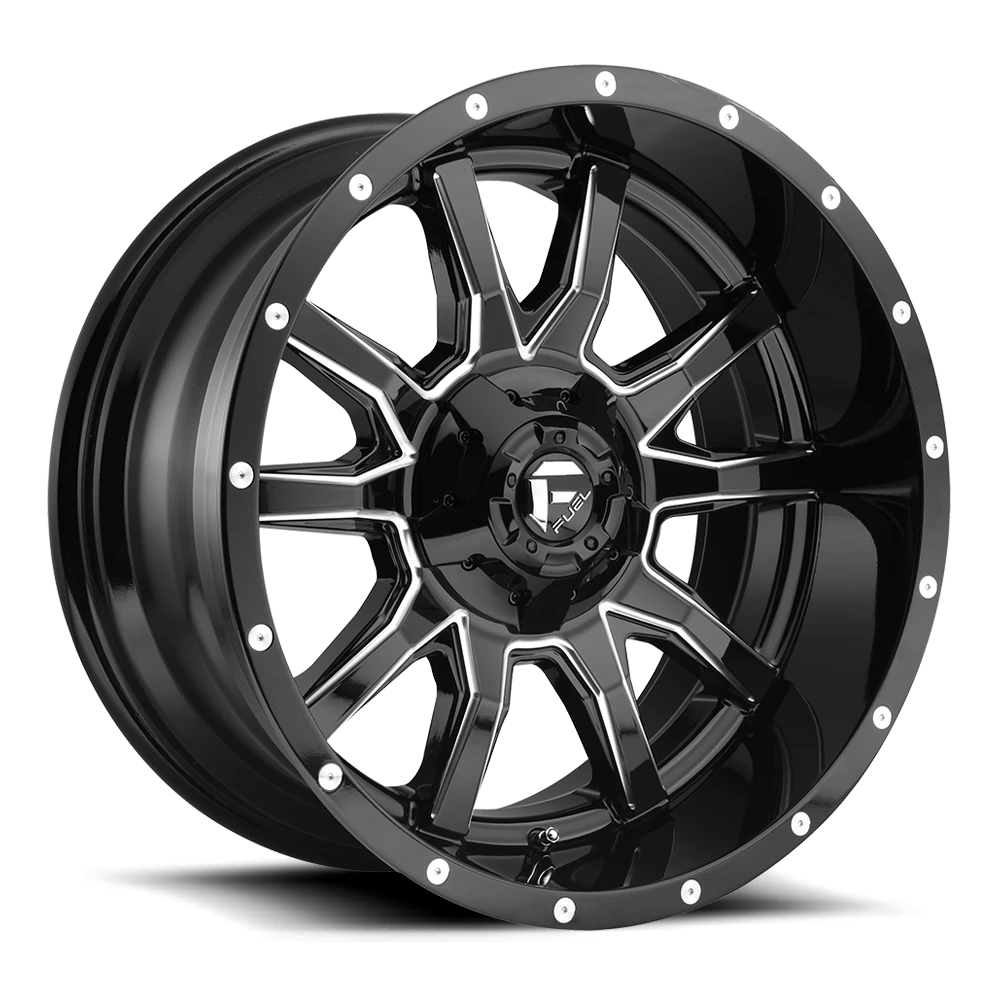 Fuel Vandal 20x9" 6x135mm 106.3mm CB +1mm Gloss Black Milled