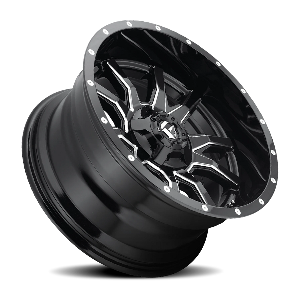 Fuel Vandal 17x9 -12 5x114.3mm 78.1mm Gloss Black Milled