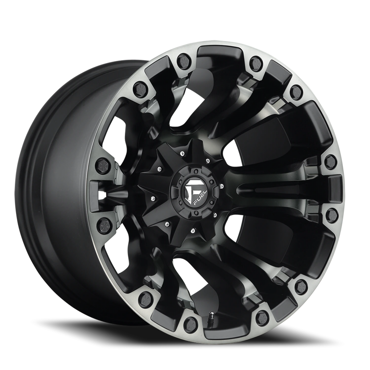 Fuel Vapor 18x9 +1 5x114.3mm 78.1mm Matte Black Gray Tint