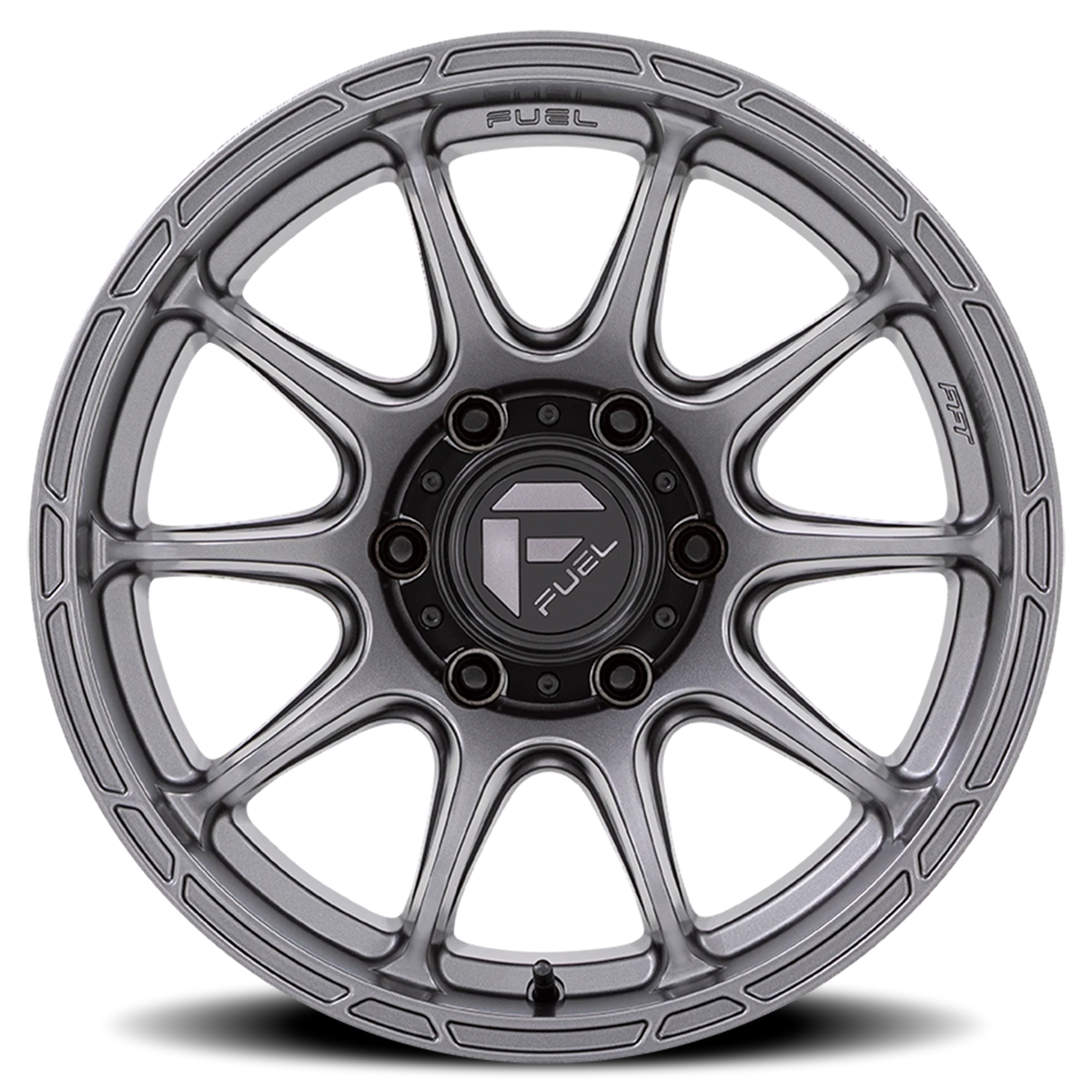 Fuel Variant 17x9 +1 5x127mm 71.5mm Matte Gunmetal