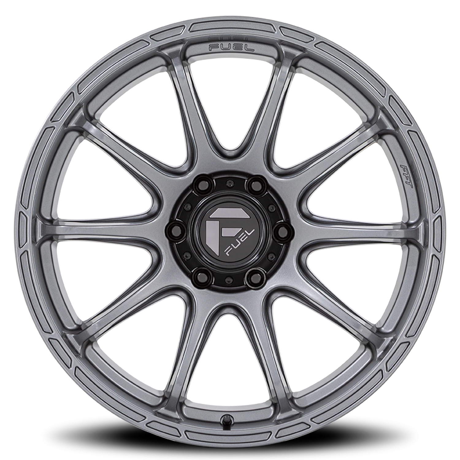 Fuel Variant 17x9" 6x139.7mm 106.1mm CB +1mm Matte Gunmetal