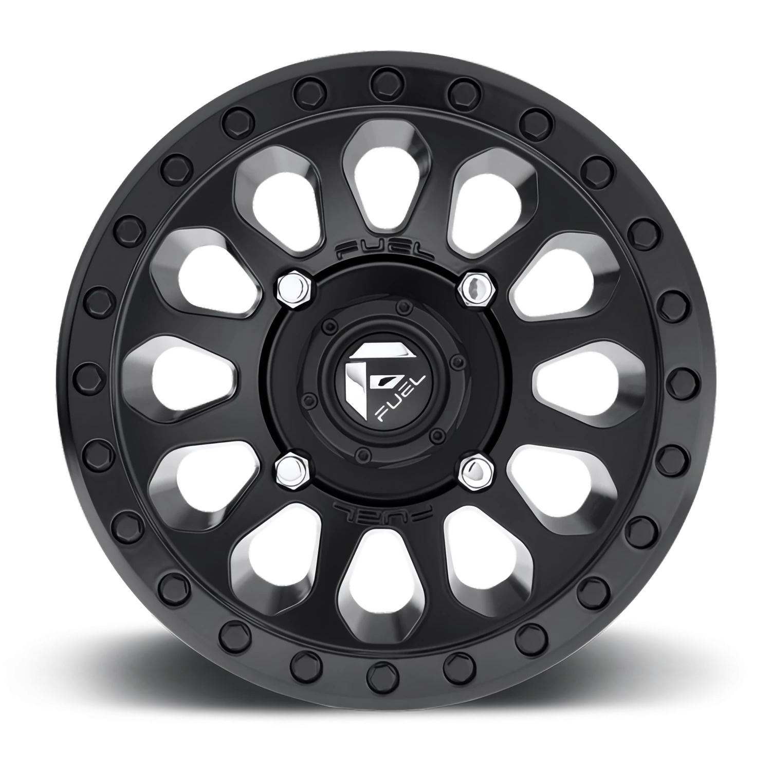 Fuel Vector UTV 14x7" 4x136mm 110.1mm CB +38mm Matte Black