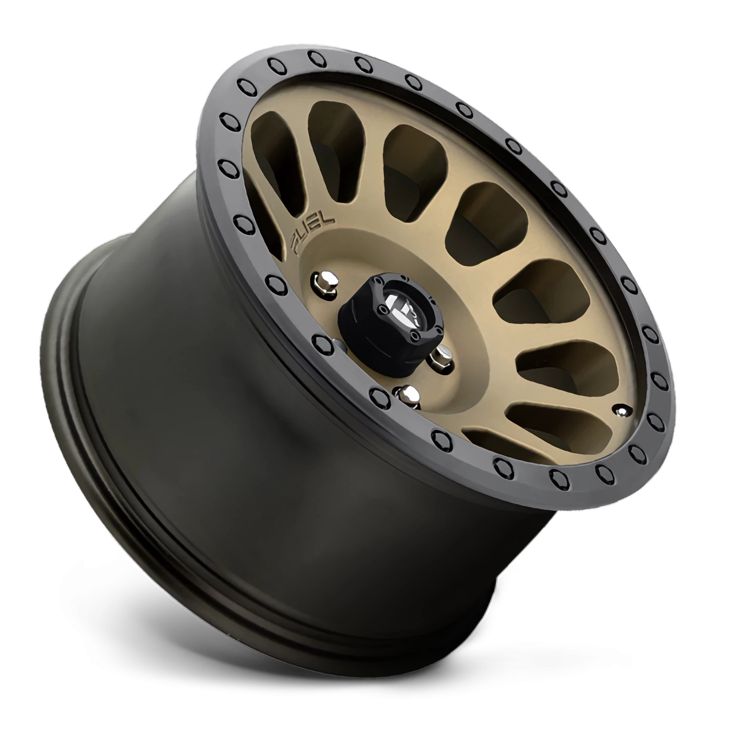 Fuel Vector 17x9" 6x139.7mm 108mm CB -12mm Bronze Black Bead Ring
