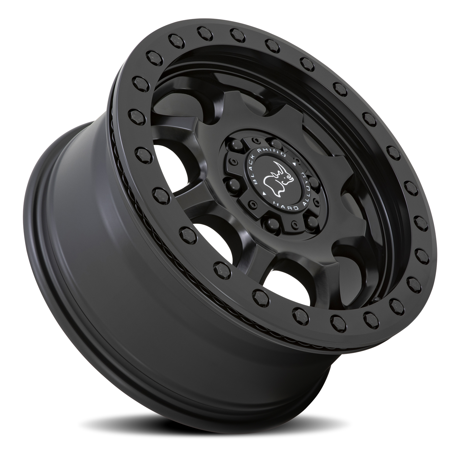 Black Rhino Venture 17x8" 6x130mm 84.1mm CB +38mm Matte Black