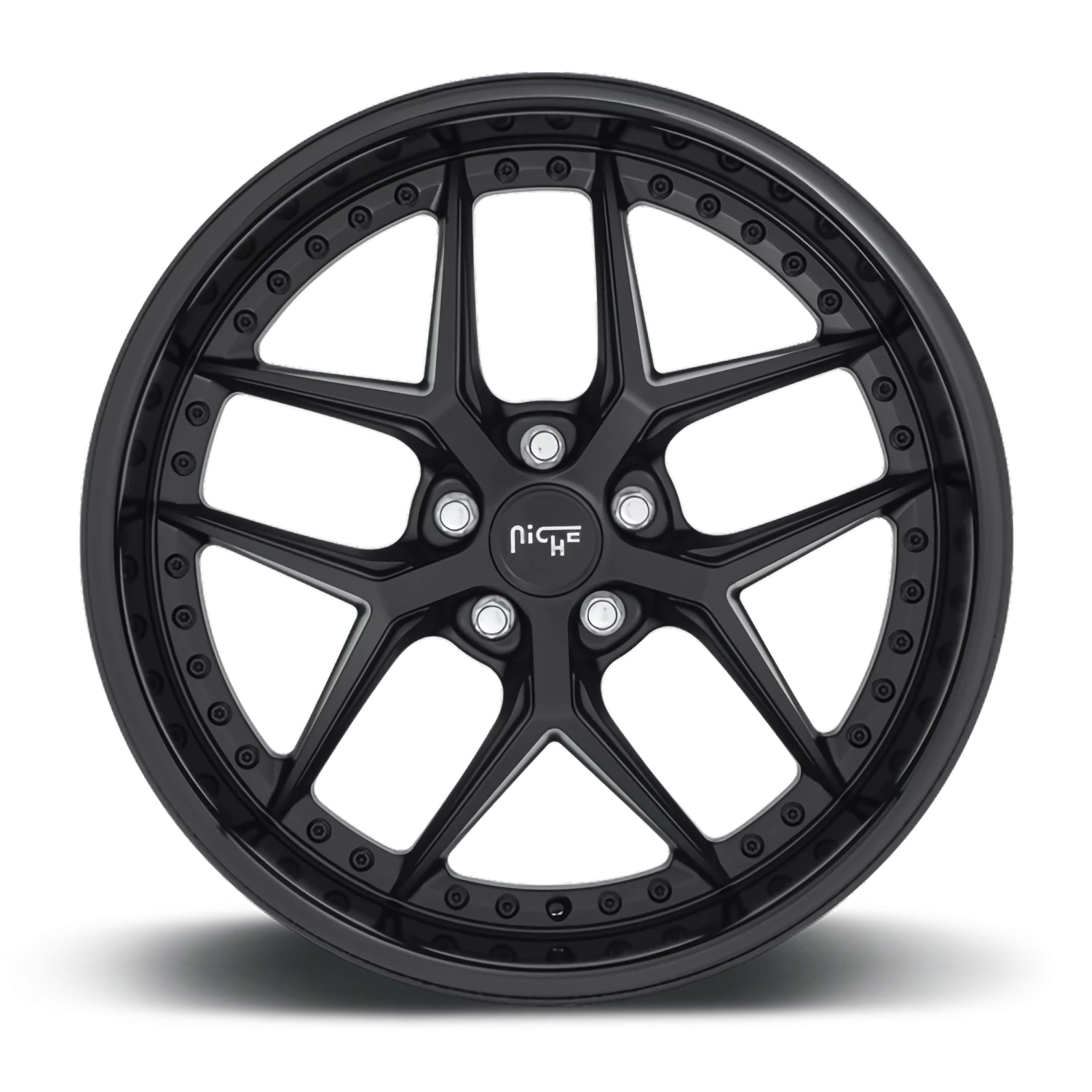 Niche Vice 19x9.5" 5x112mm 66.5mm CB +48mm Gloss Matte Black