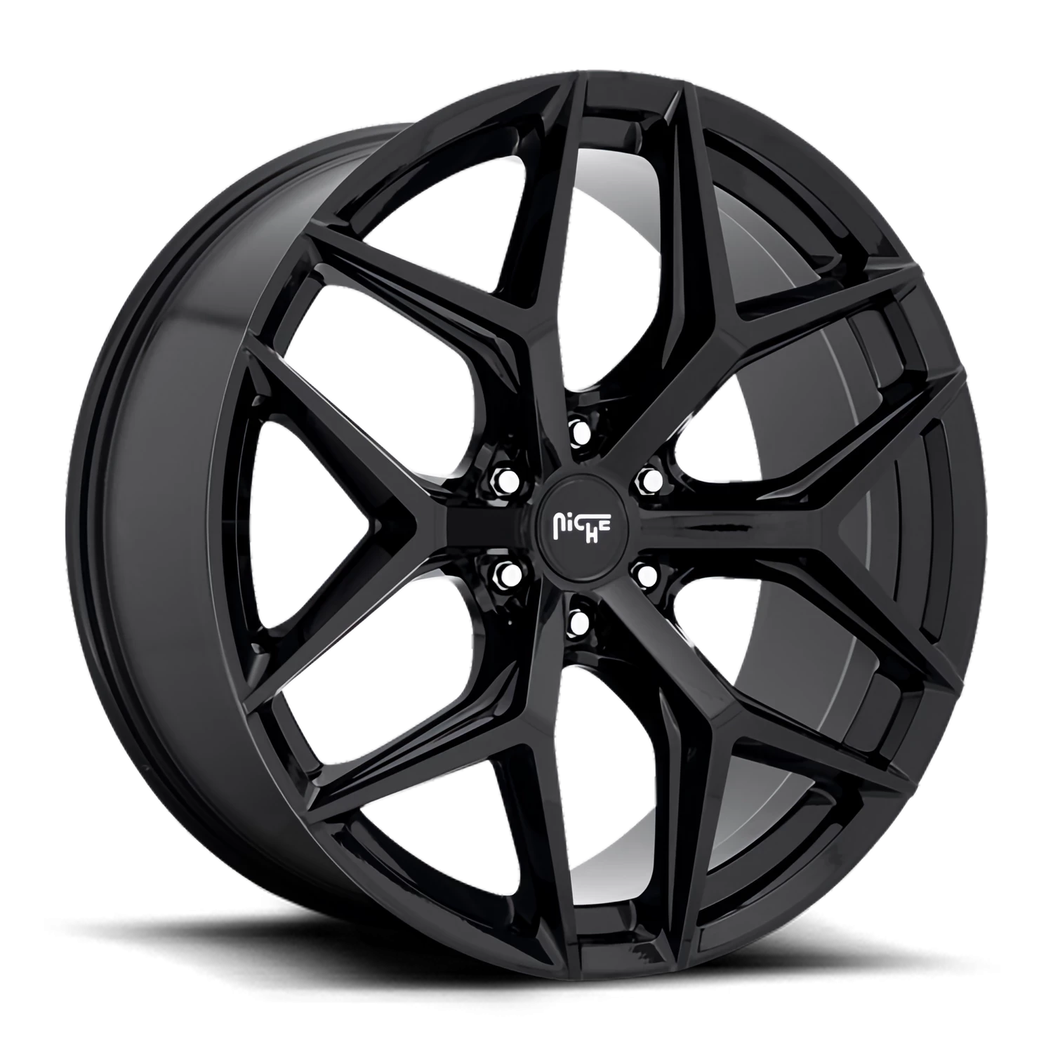 Niche Vice SUV 20x9" 6x135mm 87.1mm CB +30mm Gloss Black
