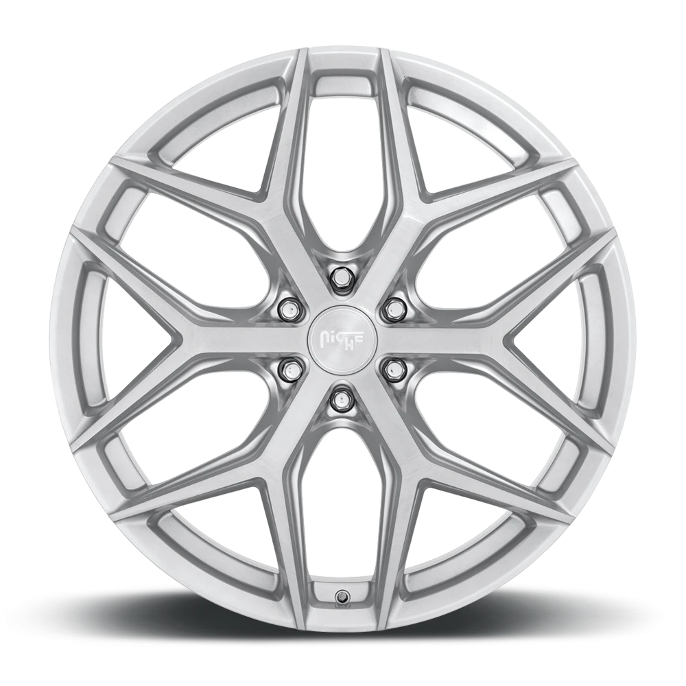 Niche Vice SUV 24x10" 6x139.7mm 106.1mm CB +30mm Gloss Silver Brushed