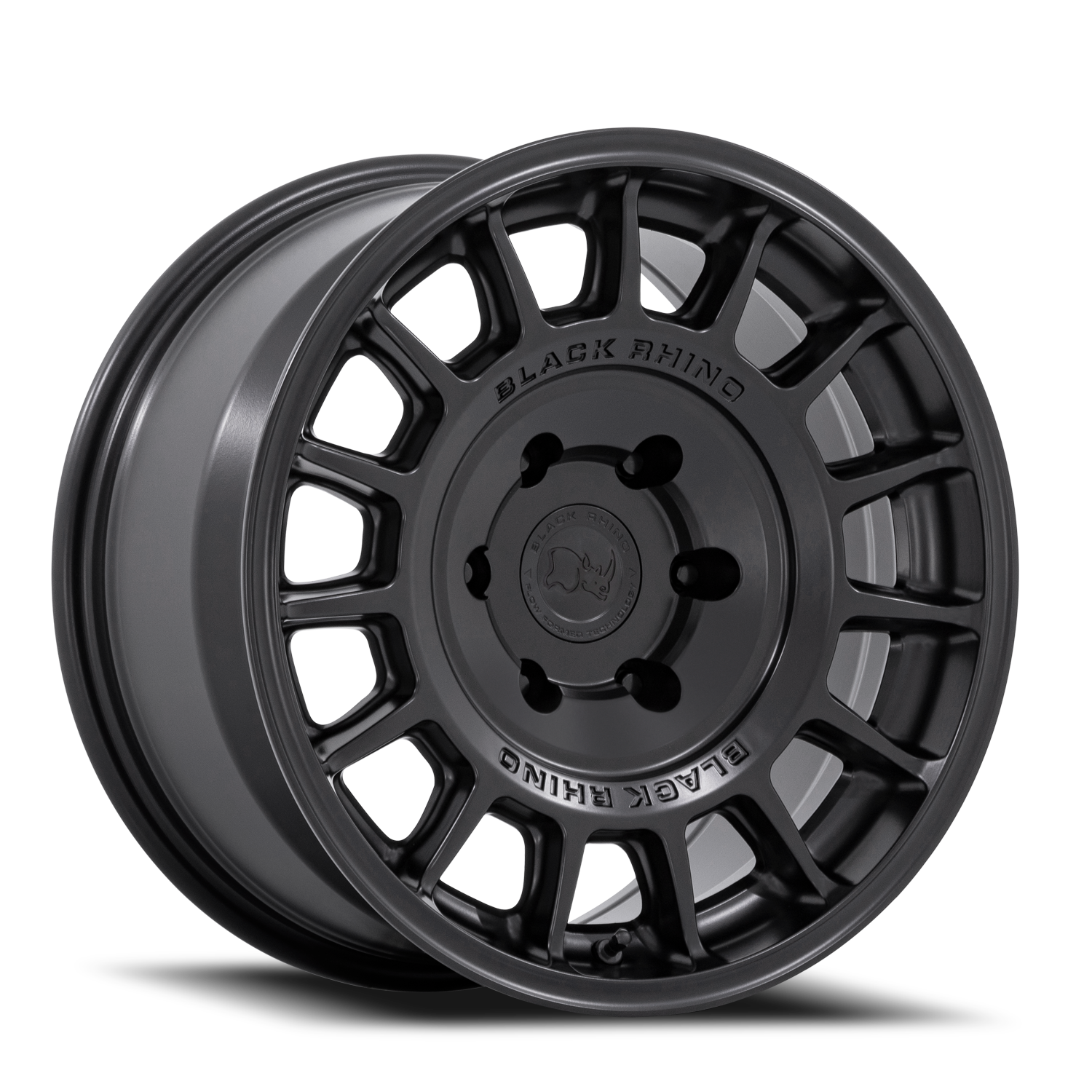 Black Rhino Voll MB 17x8 +38 5x114.3mm 72.56mm Matte Black