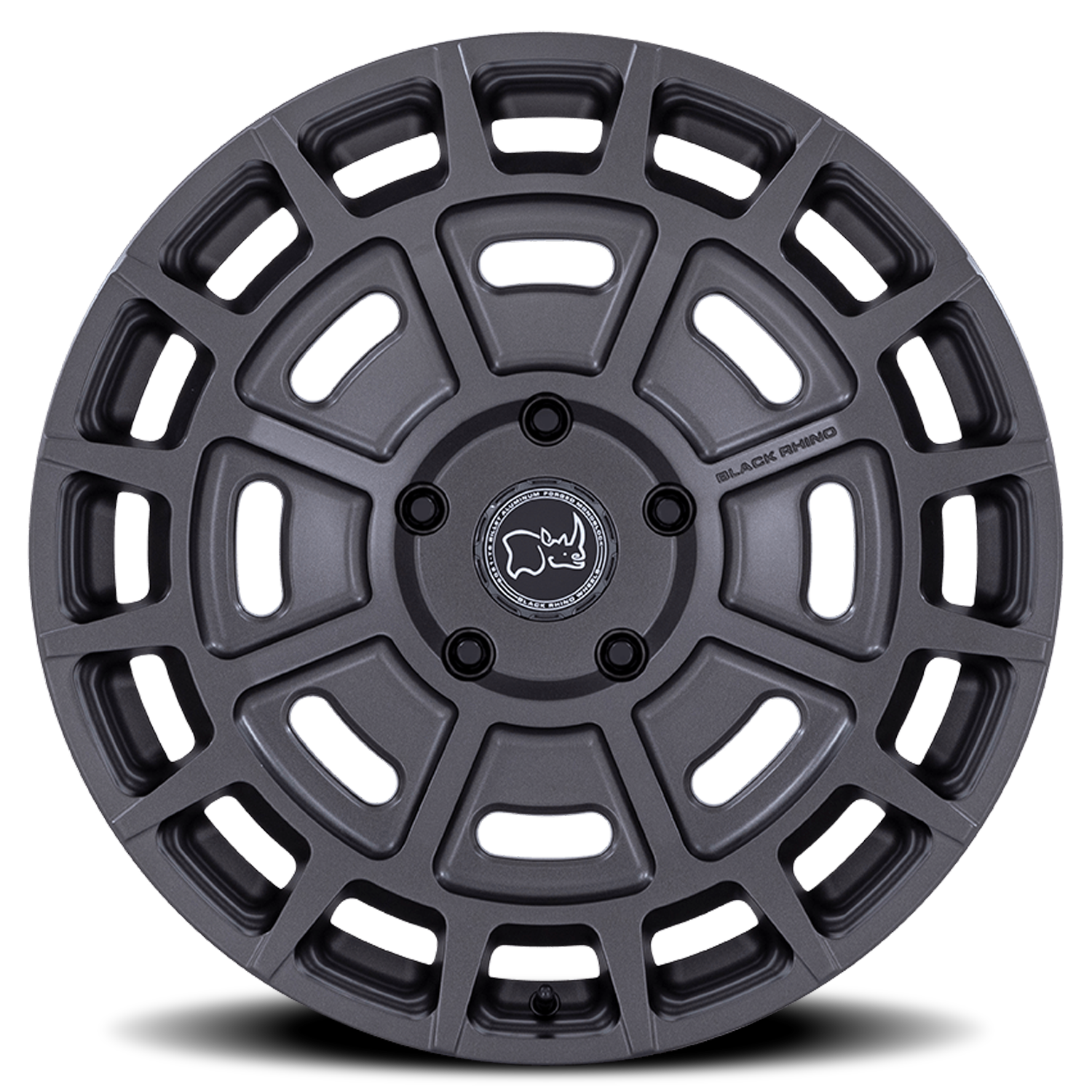 Black Rhino Voltaic 20x8.5" 5x139.7mm 64.15mm CB +35mm Matte Gunmetal