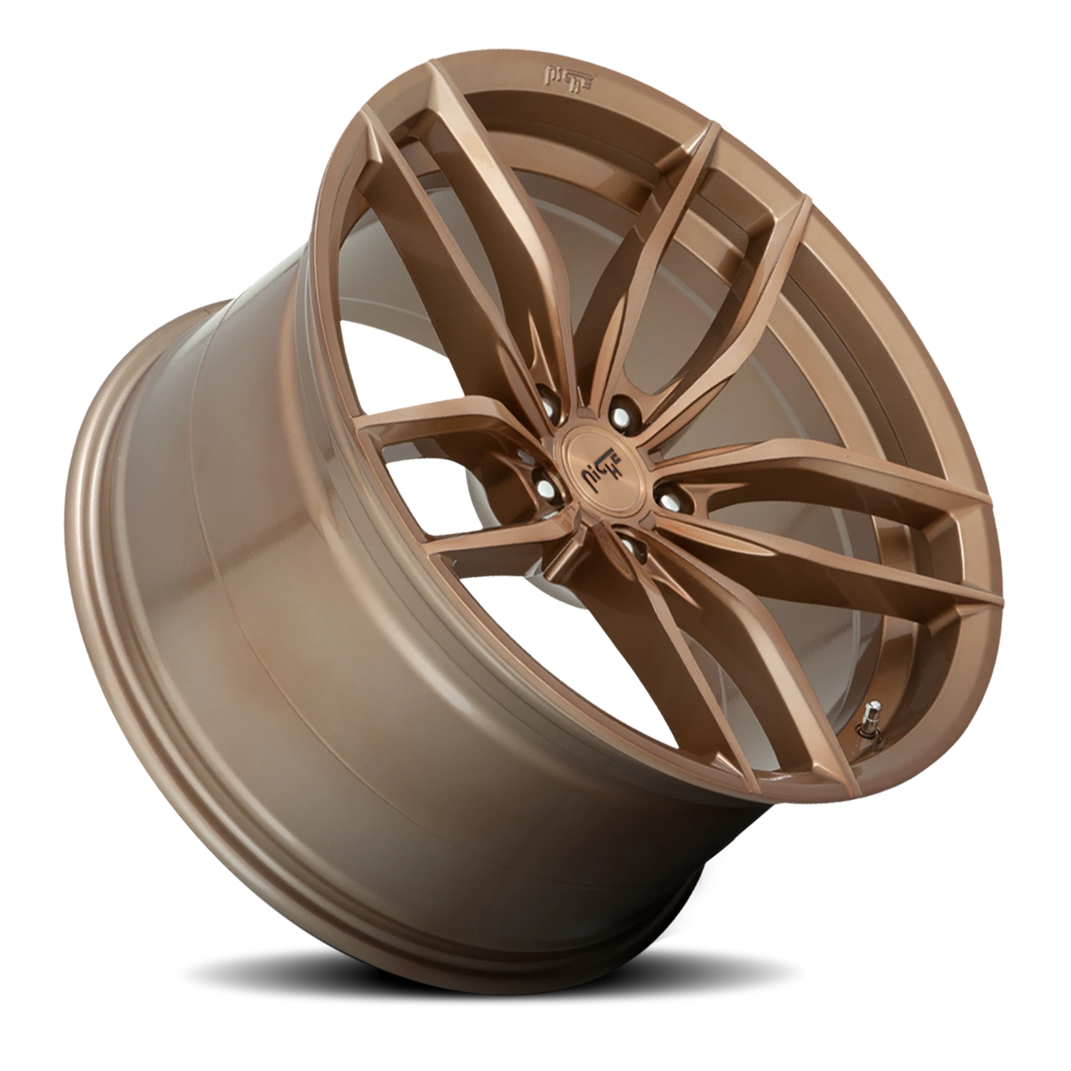 Niche Vosso 18x8" 5x114.3mm 72.56mm CB +40mm Gloss Bronze Brushed
